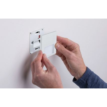 Paulmann 79999 - LED/1W Лампа за стълбище TSARO 230V Follow/бял