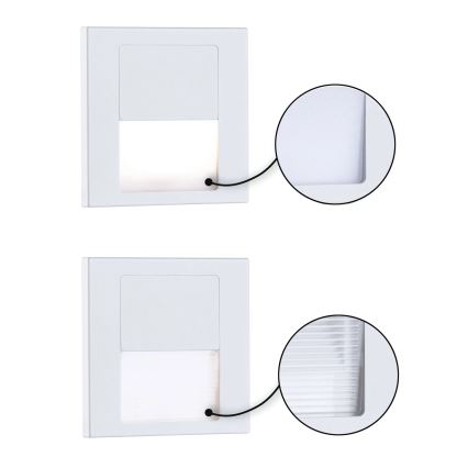 Paulmann 79999 - LED/1W Осветително тяло за стълби TSARO 230V Follow/бяло