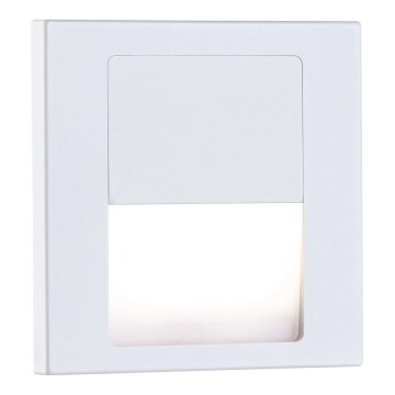 Paulmann 79999 - LED/1W Осветително тяло за стълби TSARO 230V Follow/бяло