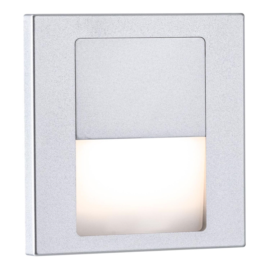 Paulmann 80000 - LED/1W Лампа за стълбище TSARO 230V Follow/матов хром