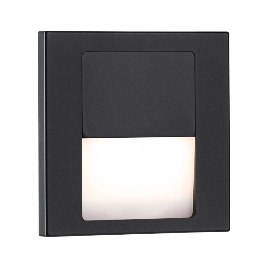 Paulmann 80001 - LED/1W Лампа за стълбище TSARO 230V Follow/черен