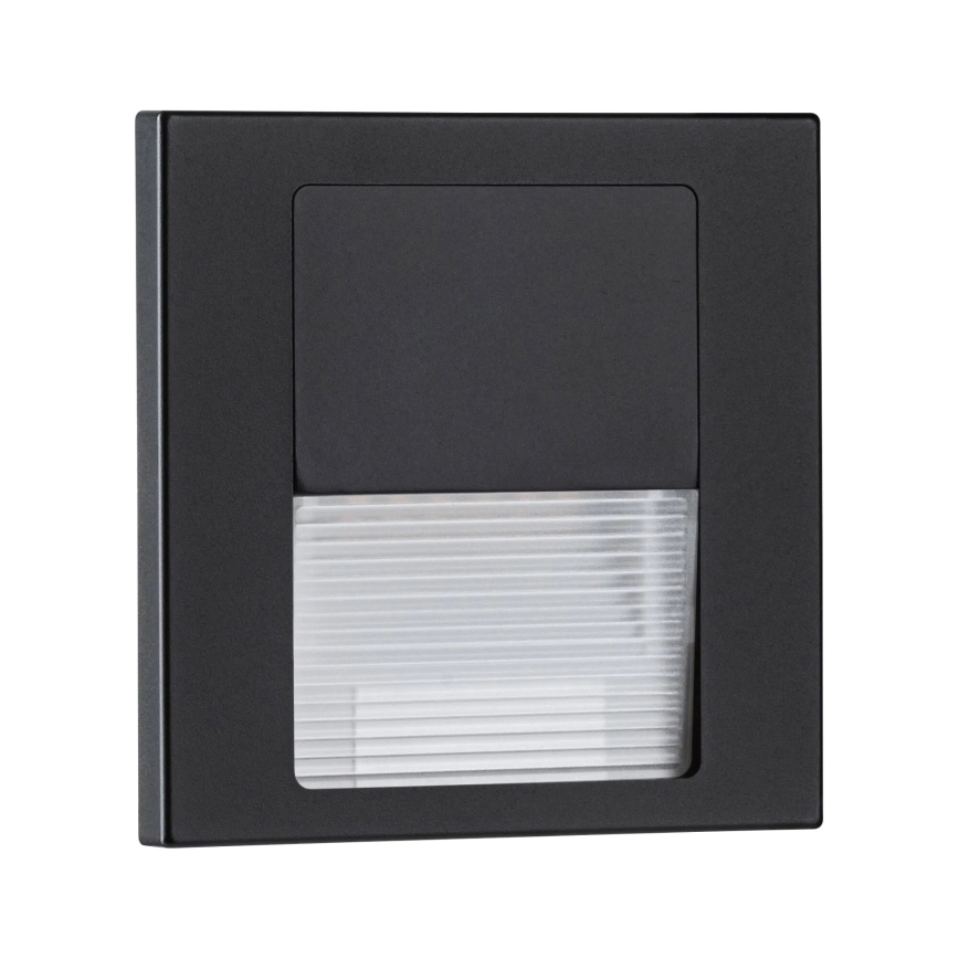 Paulmann 80001 - LED/1W Лампа за стълбище TSARO 230V Follow/черен