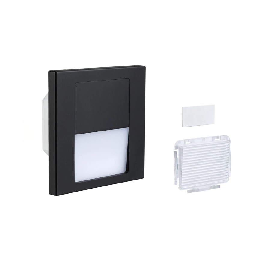 Paulmann 80001 - LED/1W Лампа за стълбище TSARO 230V Follow/черен
