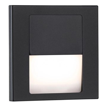 Paulmann 80001 - LED/1W Осветително тяло за стълби TSARO 230V Follow/черно