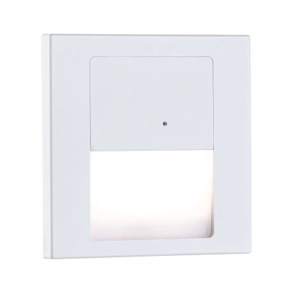 Paulmann 80002 - LED/1W Лампа за стълбище със сензор TSARO 230V Lead/бял