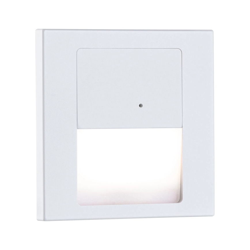 Paulmann 80002 - LED/1W Лампа за стълбище със сензор TSARO 230V Lead/бял