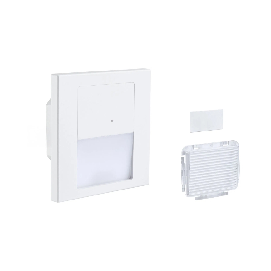 Paulmann 80002 - LED/1W Лампа за стълбище със сензор TSARO 230V Lead/бял