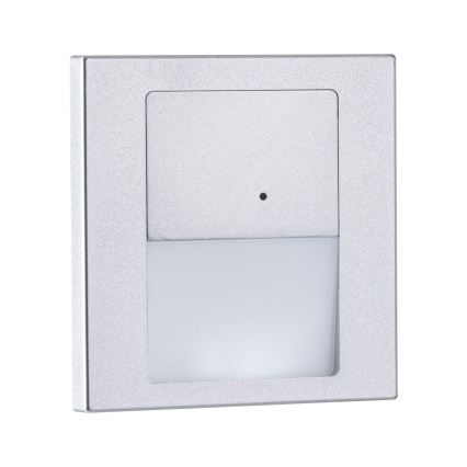 Paulmann 80003 - LED/1W Лампа за стълбище със сензор TSARO 230V Lead/матов хром