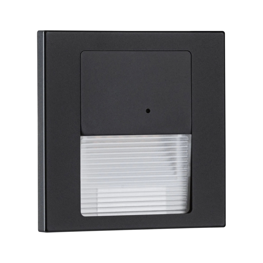 Paulmann 80004 - LED/1W Лампа за стълбище със сензор TSARO 230V Lead/черен