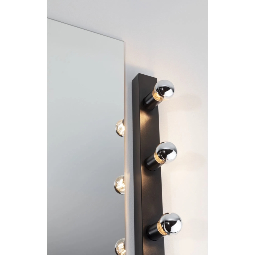 Paulmann 80099 - 4xE14/40W IP44 Лампа за огледало в баня REGULA 230V черен