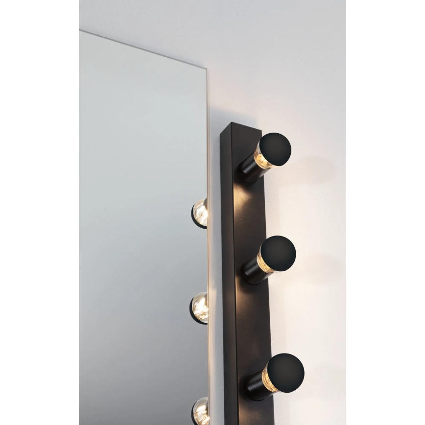 Paulmann 80099 - 4xE14/40W IP44 Лампа за огледало в баня REGULA 230V черен