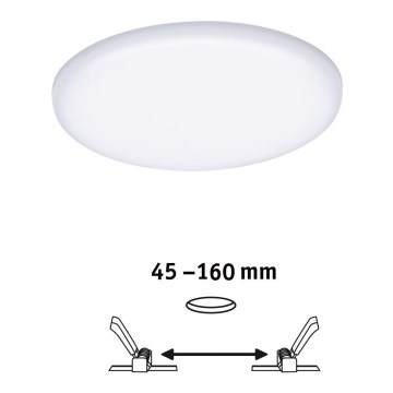 Paulmann 92389 - LED/17W IP44 Плафон за вграждане за баня VARIFIT 230V