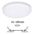 Paulmann 92391 - LED/8,5W IP44 Плафон за вграждане за баня VARIFIT 230V