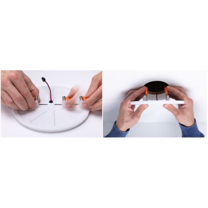 Paulmann 92392 - LED/17,5W IP44 Плафон за вграждане в баня VARIFIT 230V