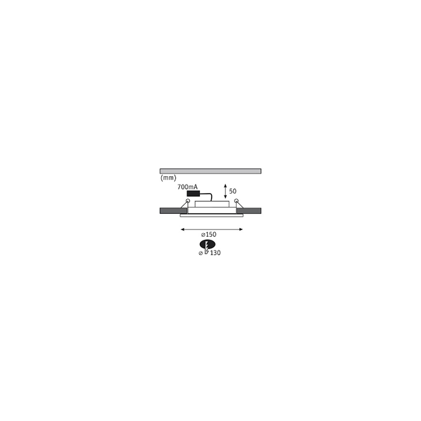 Paulmann 92693 - К-кт 3xLED/8W Димируема лампа за вграждане PREMIUM LINE 230