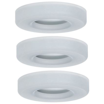 Paulmann 92704 - К-кт 3 бр. xLED/5,5W лампа за окачен таван BAGEL 230V