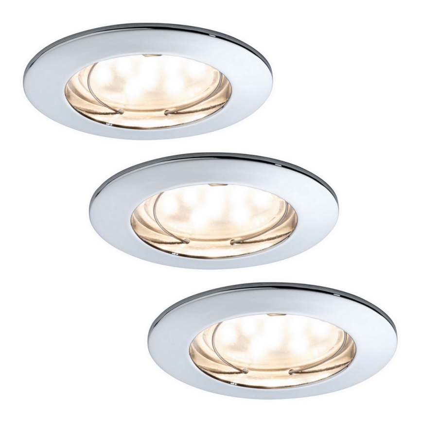 Paulmann 92759 - Комплект 3xLED/6,8W За баня Осветление за окачен таван COIN 230V IP44