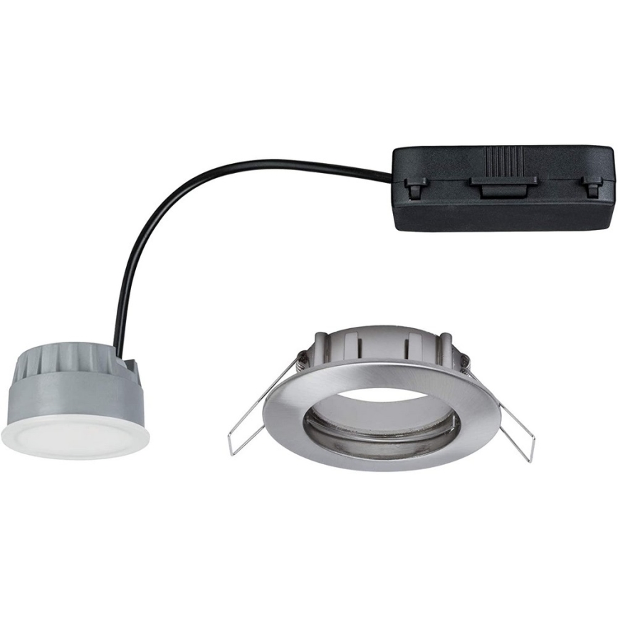 Paulmann 92827 - К-кт 3xLED/7W IP44 Димируема лампа за окачен таван на баня COIN 230V