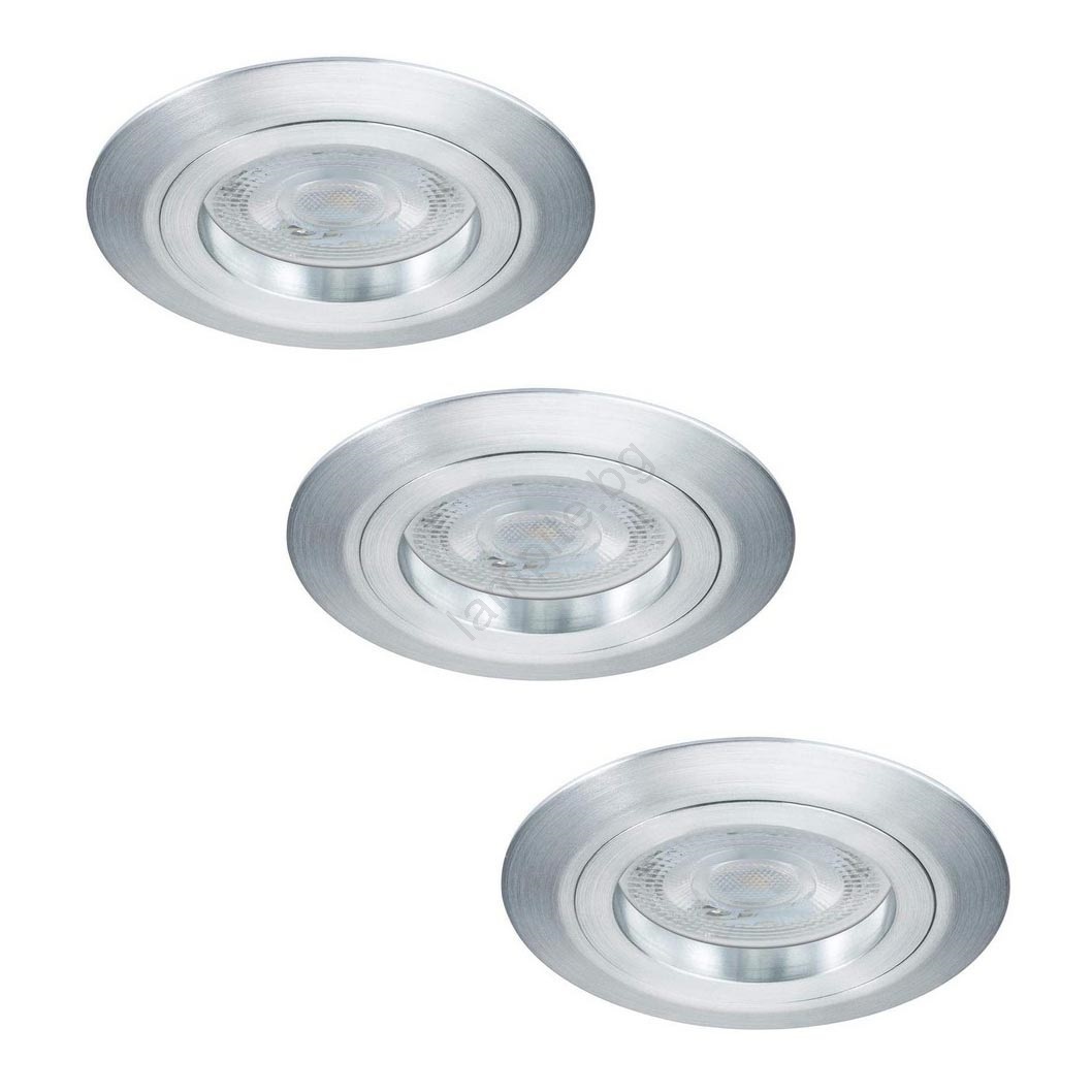 Paulmann 92921 - К-кт 3 бр. LED/7W IP23 лунички за окачен таван на баня ...