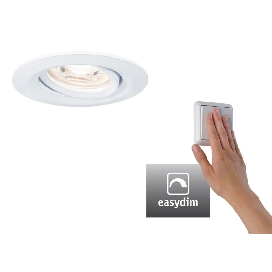 Paulmann 92970 - LED/4,2W IP23 Димируема лампа за окачен таван на баня COIN 230V