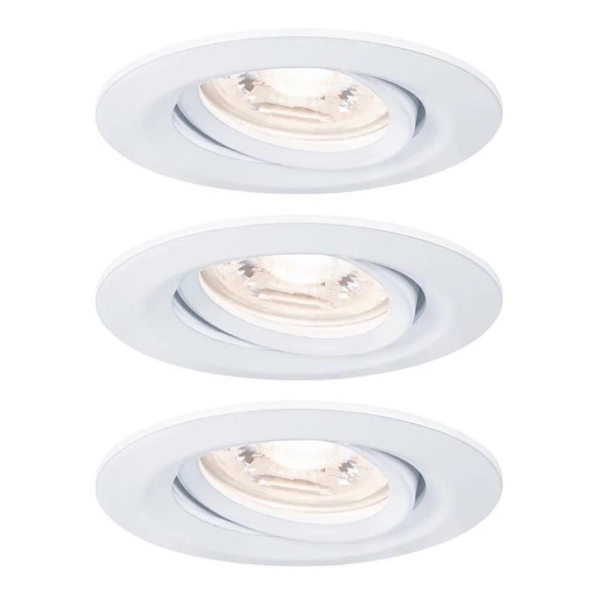 Paulmann 92971 - К-кт 3x LED/4,2W IP23 Димируема лампа за окачен таван на баня NOVA 230V