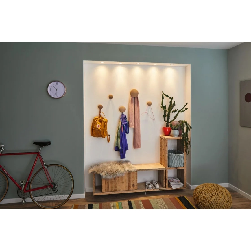 Paulmann 92971 - К-кт 3x LED/4,2W IP23 Димируема лампа за окачен таван на баня NOVA 230V