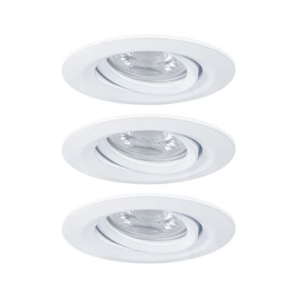 Paulmann 92971 - К-кт 3x LED/4,2W IP23 Димируема лампа за окачен таван на баня NOVA 230V