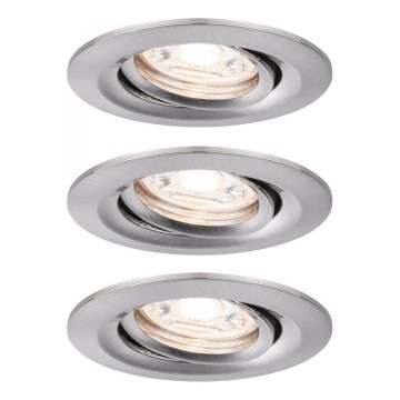 Paulmann 92973 - К-кт 3xLED/4,2W IP23 Димируема лампа за баня COIN 230V