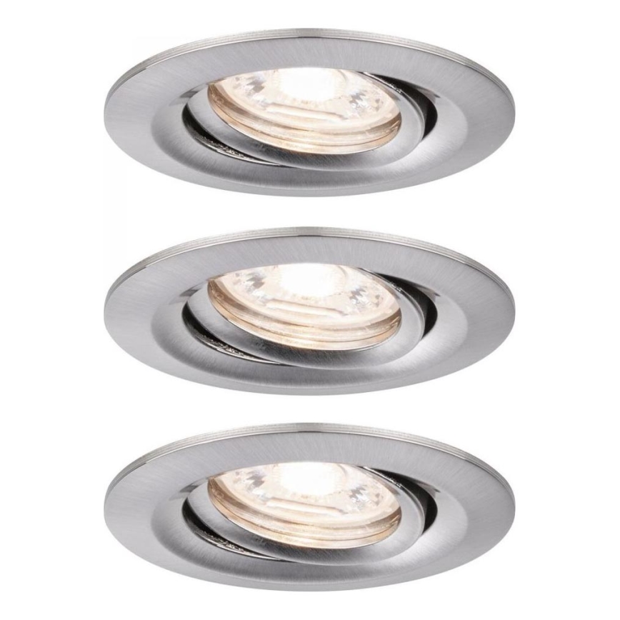 Paulmann 92973 - К-кт 3xLED/4,2W IP23 Димируема лампа за баня COIN 230V