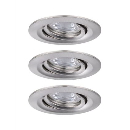Paulmann 92973 - К-кт 3xLED/4,2W IP23 Димируема лампа за баня COIN 230V