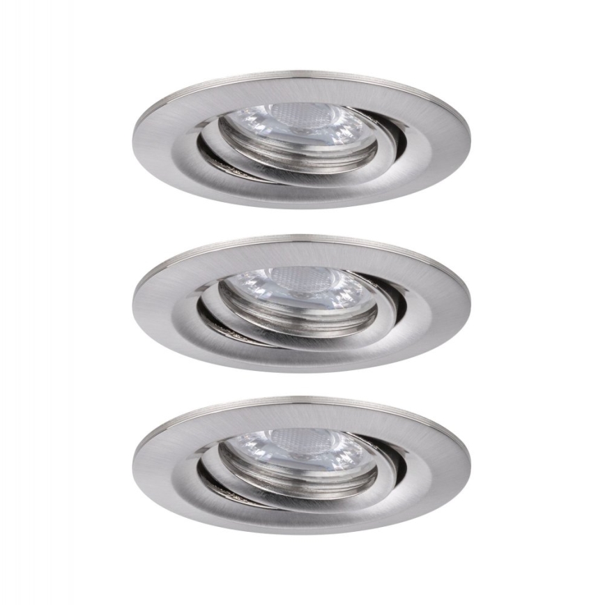Paulmann 92973 - К-кт 3xLED/4,2W IP23 Димируема лампа за баня COIN 230V