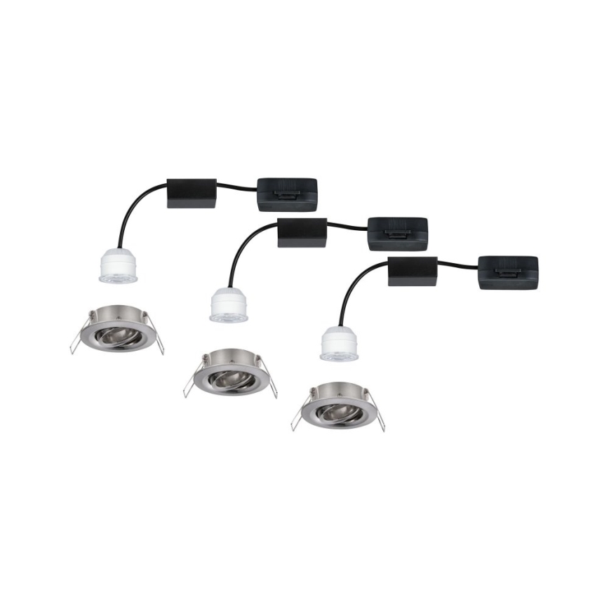 Paulmann 92973 - К-кт 3xLED/4,2W IP23 Димируема лампа за баня COIN 230V