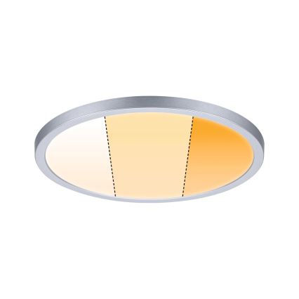 Paulmann 92992 - LED/16W IP44 Вградено таванно осветително тяло за баня AREO 230V 2000/3000/4000K, диаметър 23 см, матов хром
