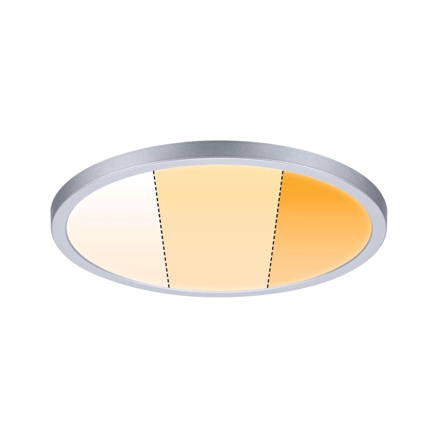 Paulmann 92992 - LED/16W IP44 Вградено таванно осветително тяло за баня AREO 230V 2000/3000/4000K, диаметър 23 см, матов хром