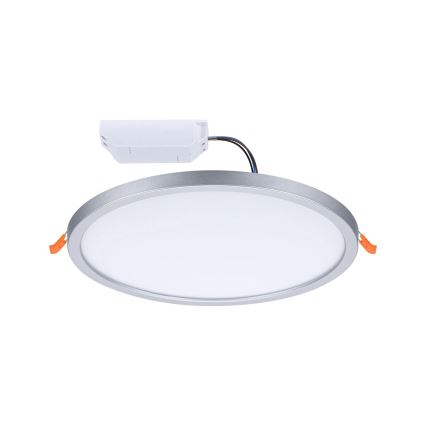 Paulmann 92992 - LED/16W IP44 Вградено таванно осветително тяло за баня AREO 230V 2000/3000/4000K, диаметър 23 см, матов хром
