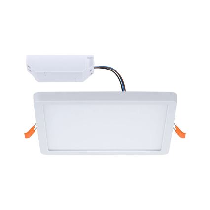 Paulmann 92993 - Вградено LED осветително тяло за баня AREO, 13 W, IP44, 230 V, 2000/3000/4000 K, 17,5 x 17,5 см, бяло