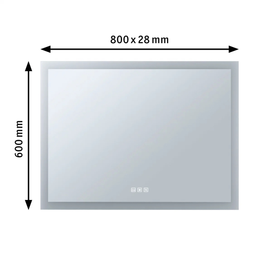 Paulmann 93013 - LED/22W IP44 Димируем баня отопляем огледало с подсветка 230V  2700/4000/6500K