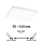 Paulmann 93059 - LED/13W IP44 димируемо вградено осветително тяло за баня AREO 230V 17,5x17,5 cm бяло