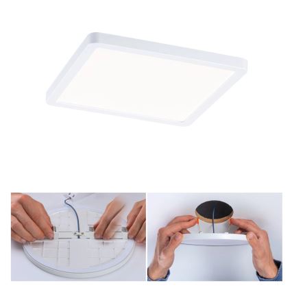 Paulmann 93059 - LED/13W IP44 димируемо вградено осветително тяло за баня AREO 230V 17,5x17,5 cm бяло