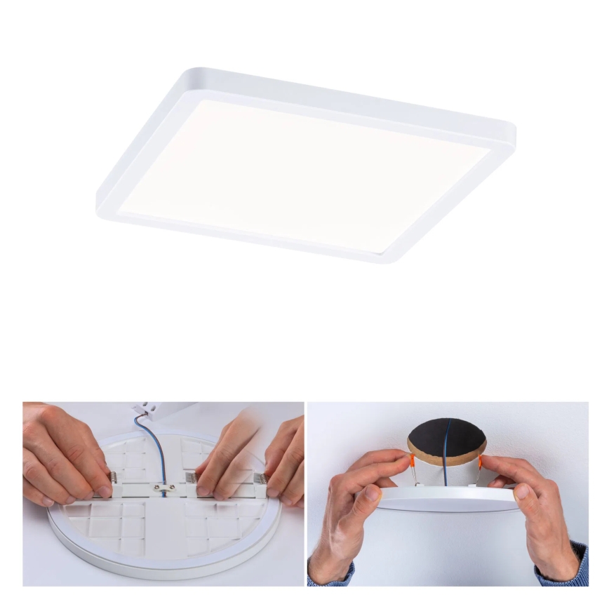Paulmann 93059 - LED/13W IP44 димируемо вградено осветително тяло за баня AREO 230V 17,5x17,5 cm бяло