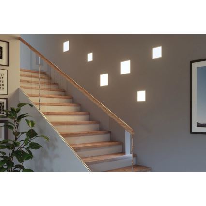 Paulmann 93060 - LED/16W IP44 Димируемо вградено таванно осветително тяло за баня AREO 230V 23x23 cm бяло