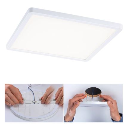 Paulmann 93060 - LED/16W IP44 Димируемо вградено таванно осветително тяло за баня AREO 230V 23x23 cm бяло