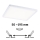 Paulmann 93060 - LED/16W IP44 Димируемо вградено таванно осветително тяло за баня AREO 230V 23x23 cm бяло