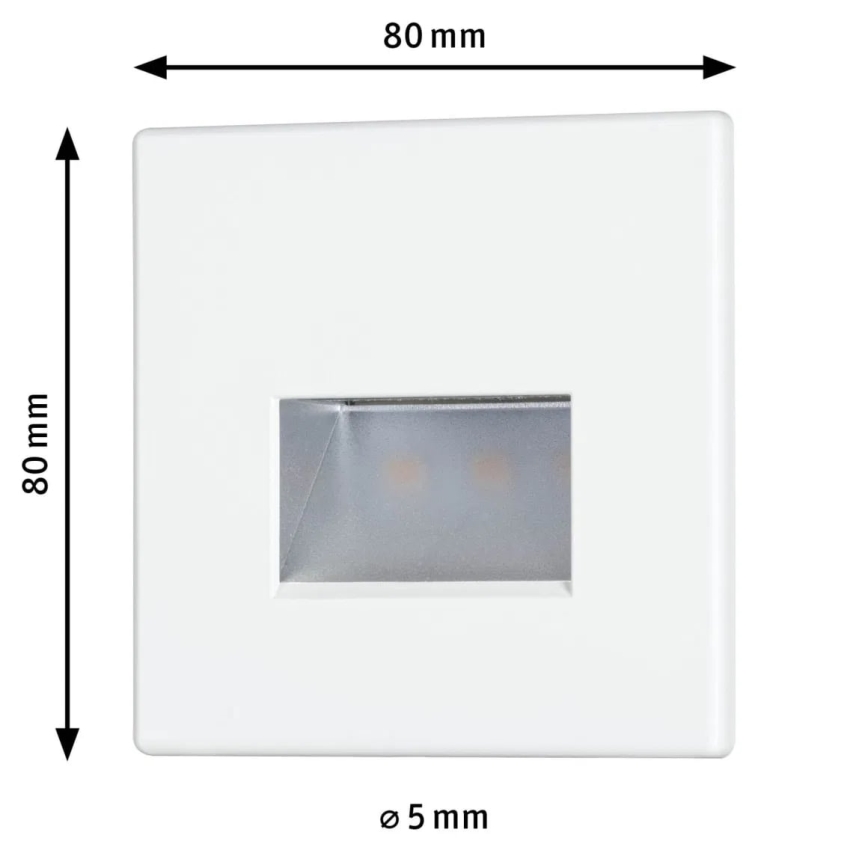 Paulmann 93093 - LED/1,2W Лампа за стълбище EDGE 230V