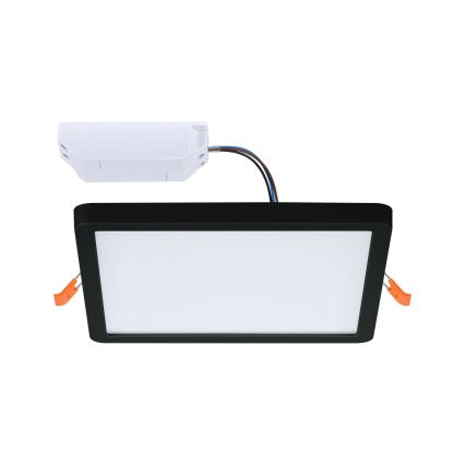 Paulmann 93101 - LED/13W IP44 Вградено таванно осветително тяло AREO за баня 230V 2000/3000/4000K 17,5x17,5 cm черно