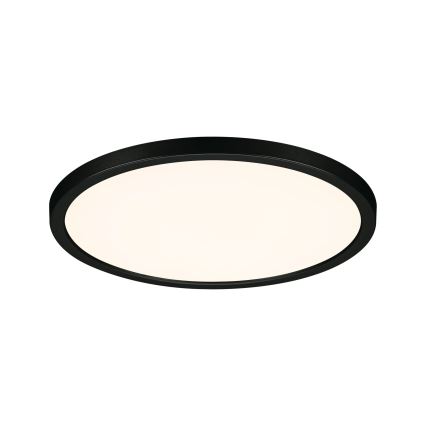 Paulmann 93102 - LED/16W IP44 AREO вградено таванно осветително тяло за баня, 230 V, 2000/3000/4000 K, Ø 23 см, черно