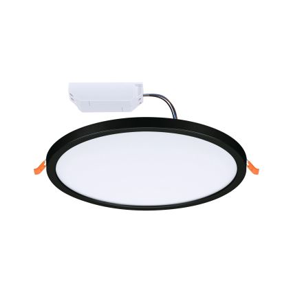 Paulmann 93102 - LED/16W IP44 AREO вградено таванно осветително тяло за баня, 230 V, 2000/3000/4000 K, Ø 23 см, черно