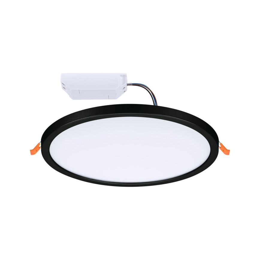 Paulmann 93102 - LED/16W IP44 AREO вградено таванно осветително тяло за баня, 230 V, 2000/3000/4000 K, Ø 23 см, черно