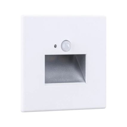 Paulmann 93133 - LED/1,2W Лампа за стълбище със сензор EDGE 230V бял