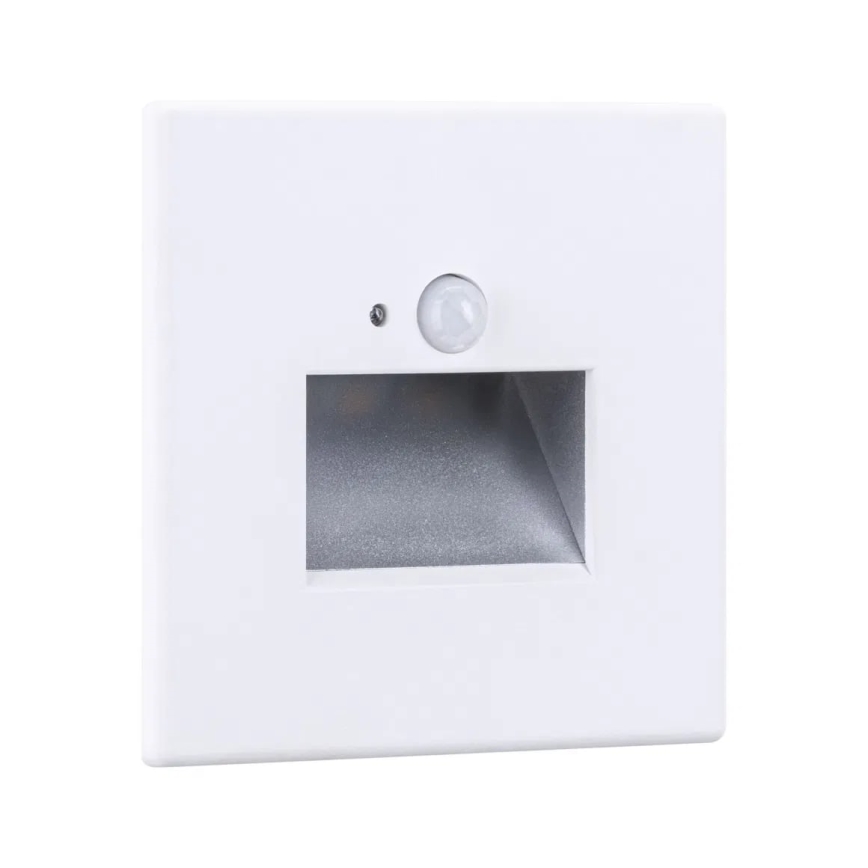 Paulmann 93133 - LED/1,2W Лампа за стълбище със сензор EDGE 230V бял